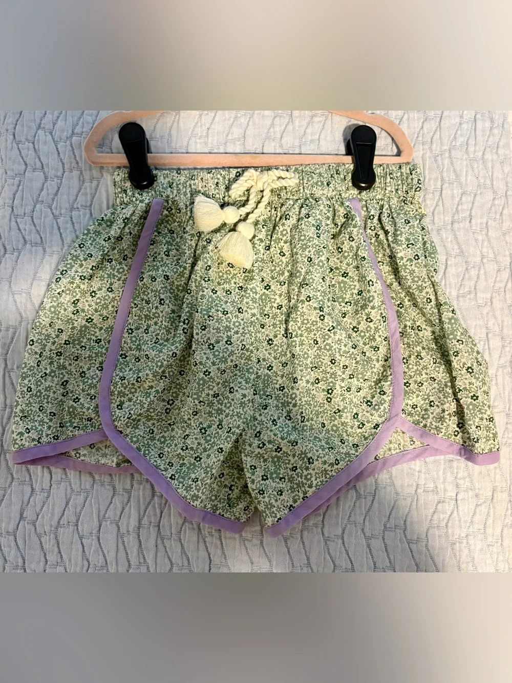 Pink Chicken Set Millie Short, Ava Top Green Mini Ditsy